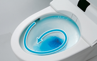 トイレのトルネード洗浄