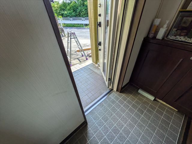 玄関扉入替 玉村町