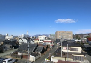 屋根からの景色