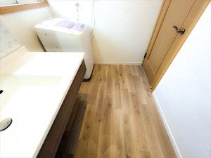 洗面室内装リフォーム