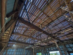 リノベーション小屋組解体